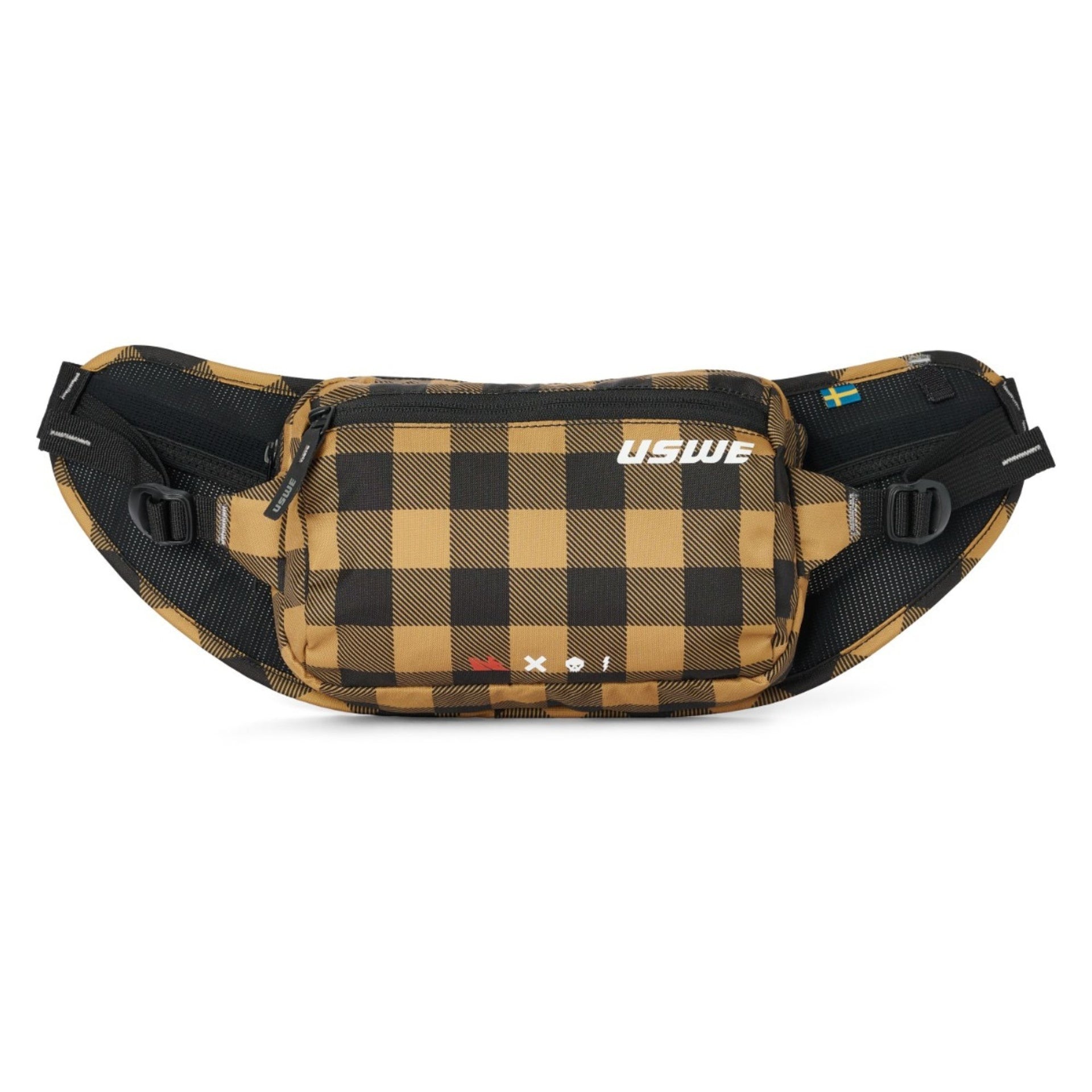 WAIST 2 HIP PACK, FLANNEL Black/Bronze